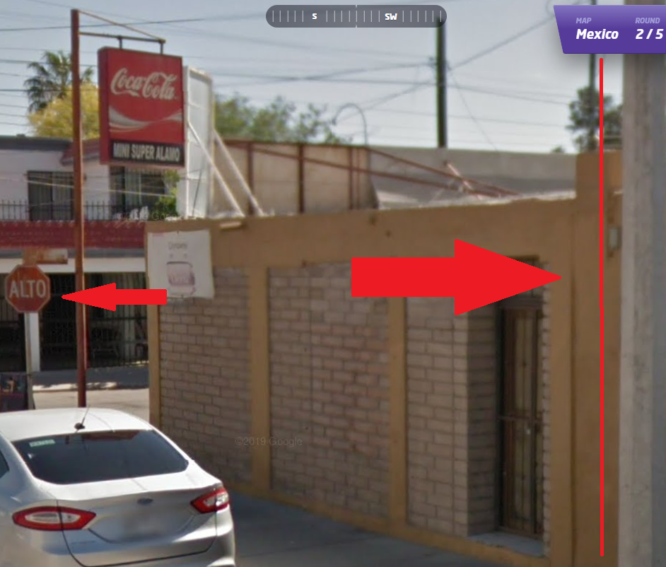 Mexican pole along with Mexican stop sign that says Alto